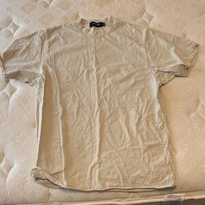 TALENTLESS Men's Light Tan Short Sleeve Tee